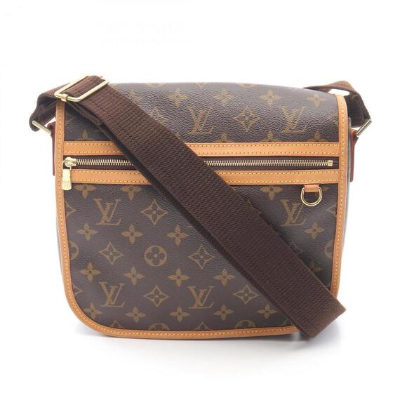 LOUIS VUITTON Brown Monogram Leather Shoulder Bag - Picture 1 of 10